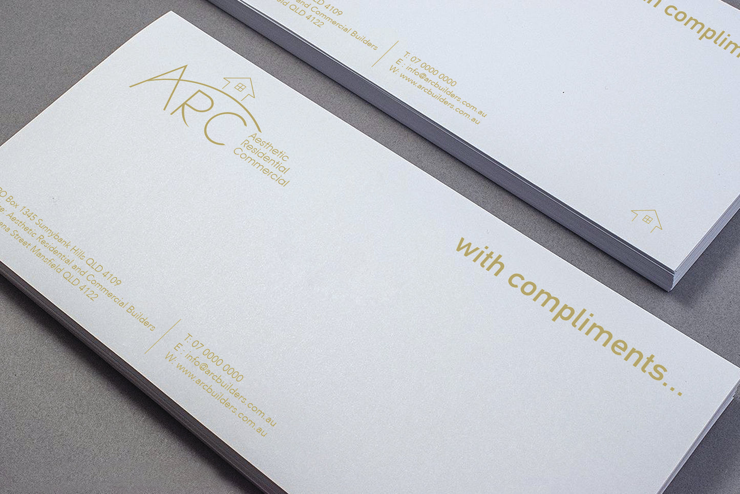 Compliment Slips (Design + Print + Delivery)
