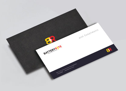 Compliment Slips (Design + Print + Delivery)