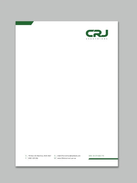 Letterhead/Invoice/Quote (Electronic copy)