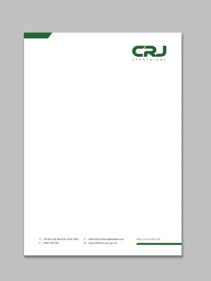 Letterhead/Invoice/Quote (Electronic copy)