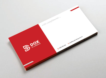 Compliment Slips (Design + Print + Delivery)