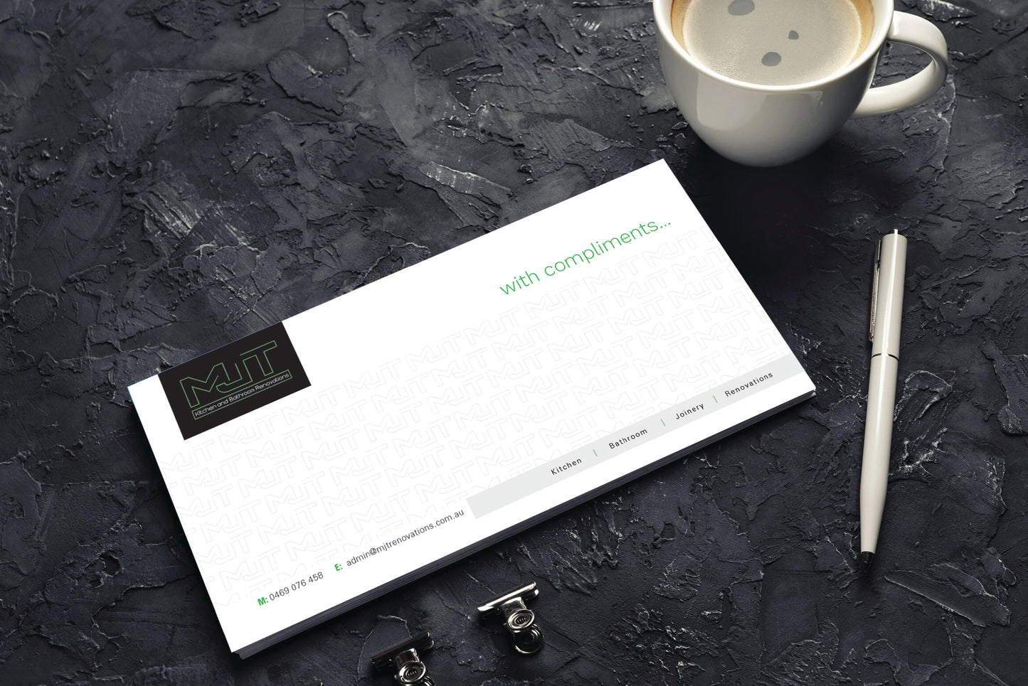 Compliment Slips (Design + Print + Delivery)