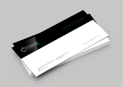 Compliment Slips (Design + Print + Delivery)