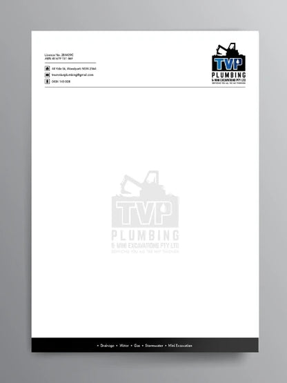 Letterhead/Invoice/Quote (Electronic copy)